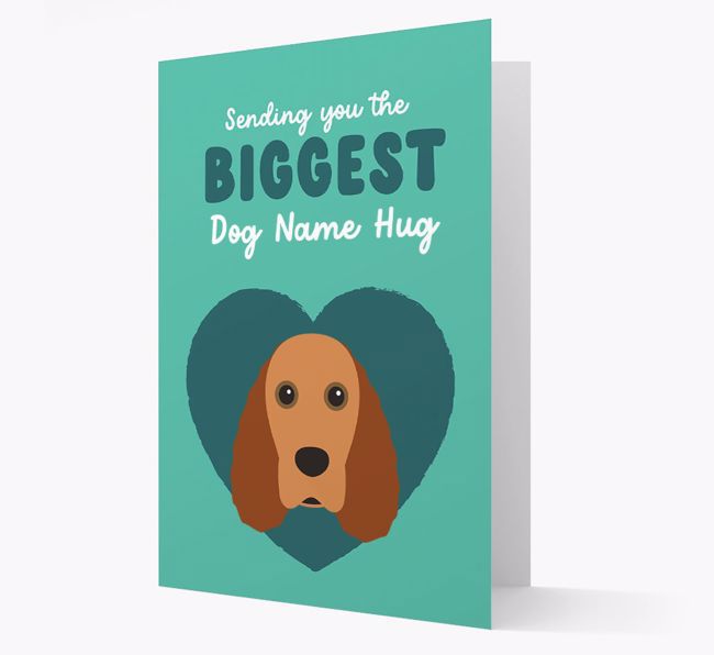 Biggest Hug: Personalized {breedFullName} Card